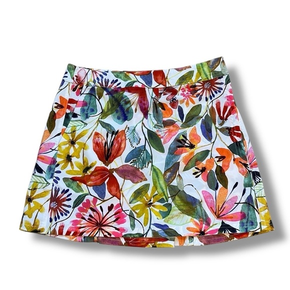 Ripskirt Hawaii Other - Rip Skirt Wrap Skirt Tropical Pockets White Multi Size S
